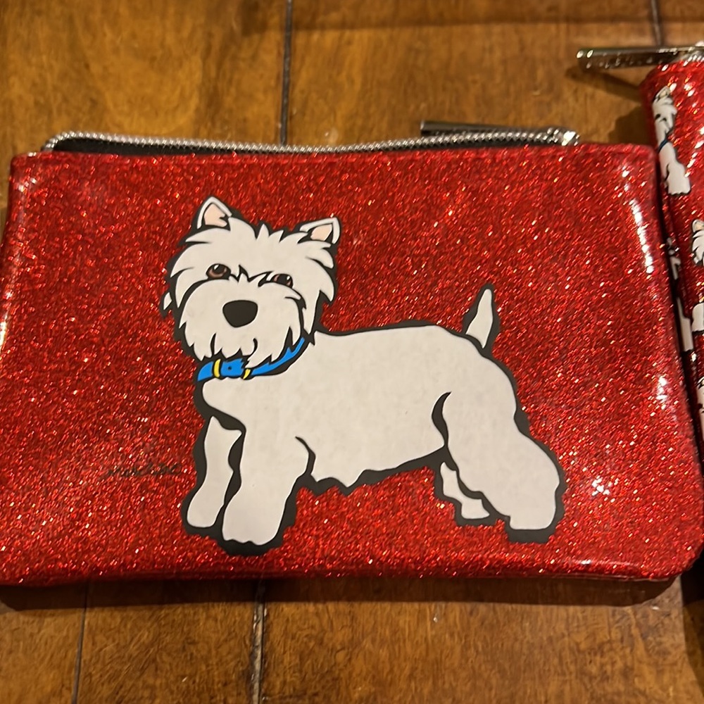 Marc Tetro Westie Cosmetic Bags NWT - Picture 6 of 8